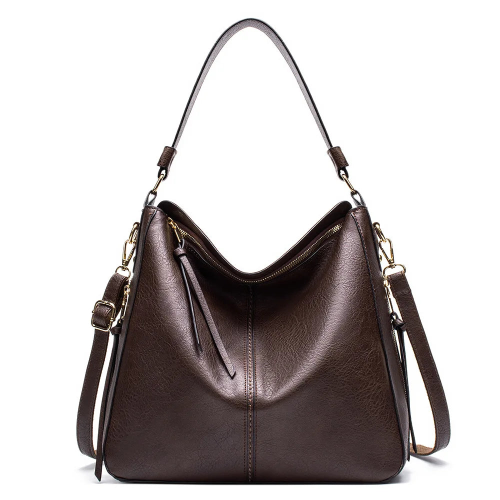 Marina Roca Carmela | Bolso de cuero – Marrón oscuro – photo 7