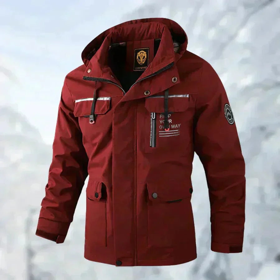 Marina Roca Dylan | Chaqueta Impermeable – Rojo – photo 11