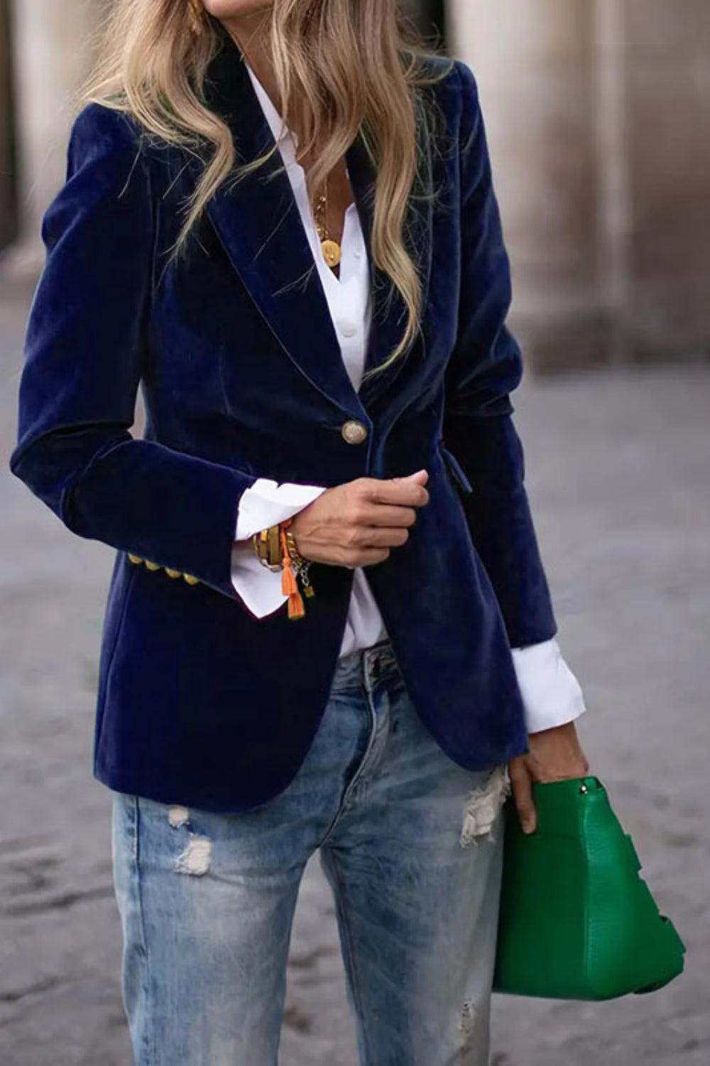 Marina Roca AMIRA | Chaqueta de temporada – Azul – photo 5