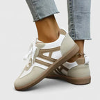 Anamartinezmadrid Berta | Zapatillas de Cordones con Encaje Floral – photo 3