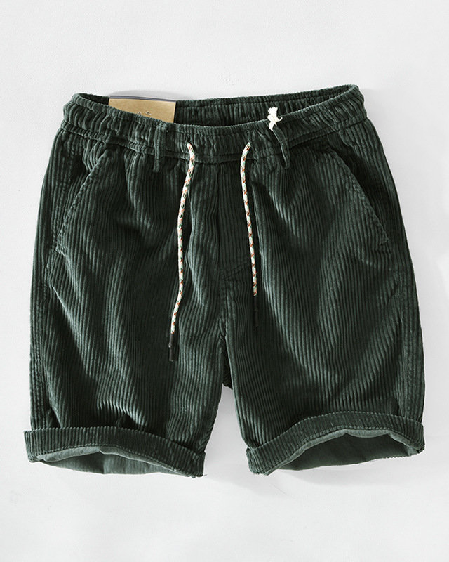 Marina Roca David™ | Pantalón corto de pana – Verde – photo 4