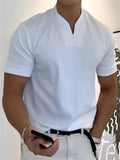 Marina Roca Gonzalo - Camiseta con cuello en V transpirable y corte clásico – Blanco – photo 2