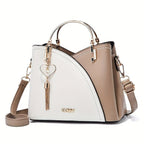 Anamartinezmadrid Elena | Bolso de Mano Mujer Asa Superior Dorada – Blanco – photo 4