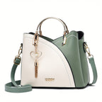 Anamartinezmadrid Elena | Bolso de Mano Mujer Asa Superior Dorada – Verde – photo 8