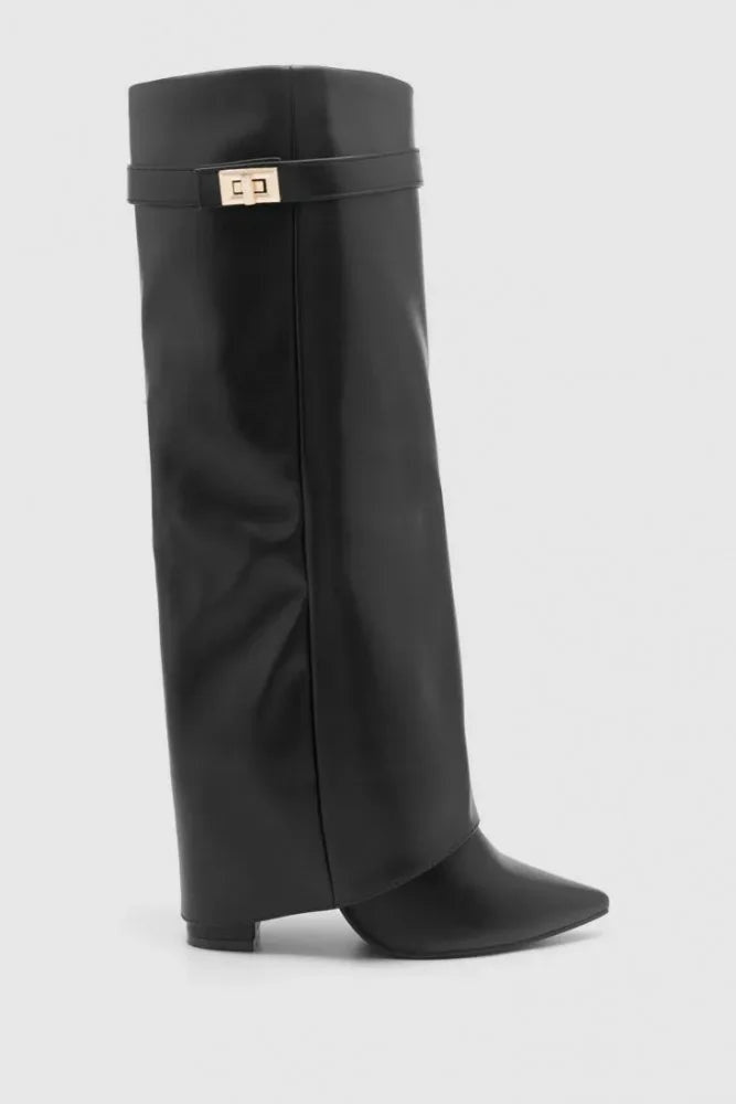 Anamartinezmadrid Elvira | Botas Altas de Ante Mujer Caña Alta Hebilla – photo 8