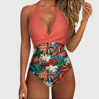 Marina Roca Florencia - Traje de baño elegante para mujeres con escote en V – Tropical – photo 3