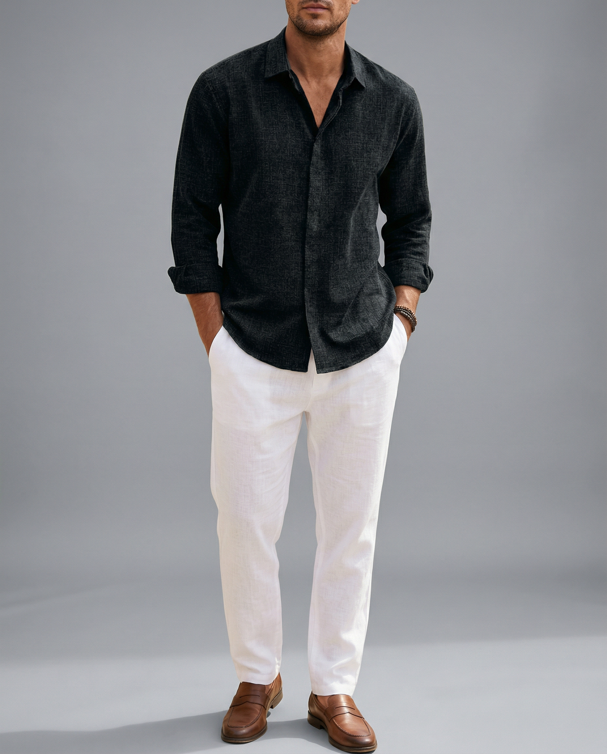Marina Roca Camisa casual Giovanni Azul – photo 5