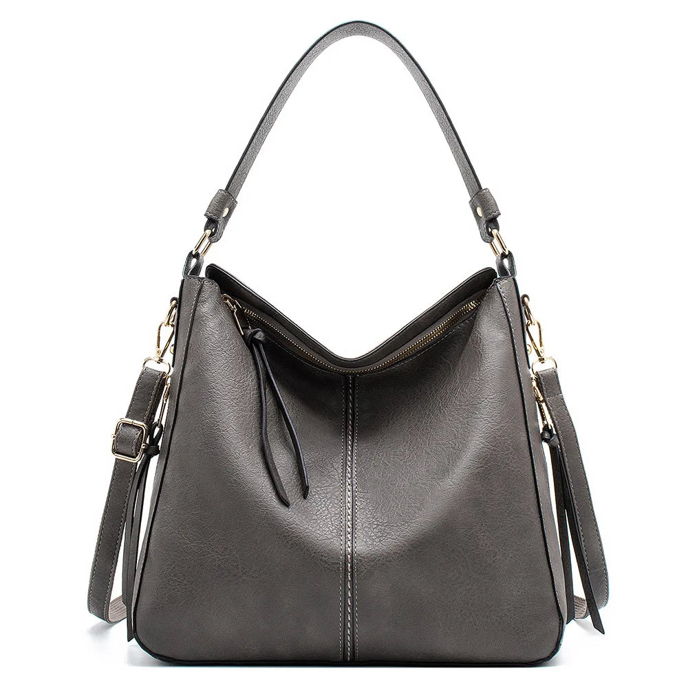 Marina Roca Carmela | Bolso de cuero – Gris – photo 4