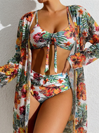 Marina Roca Patricia - Bikini con Cover-Up Floral