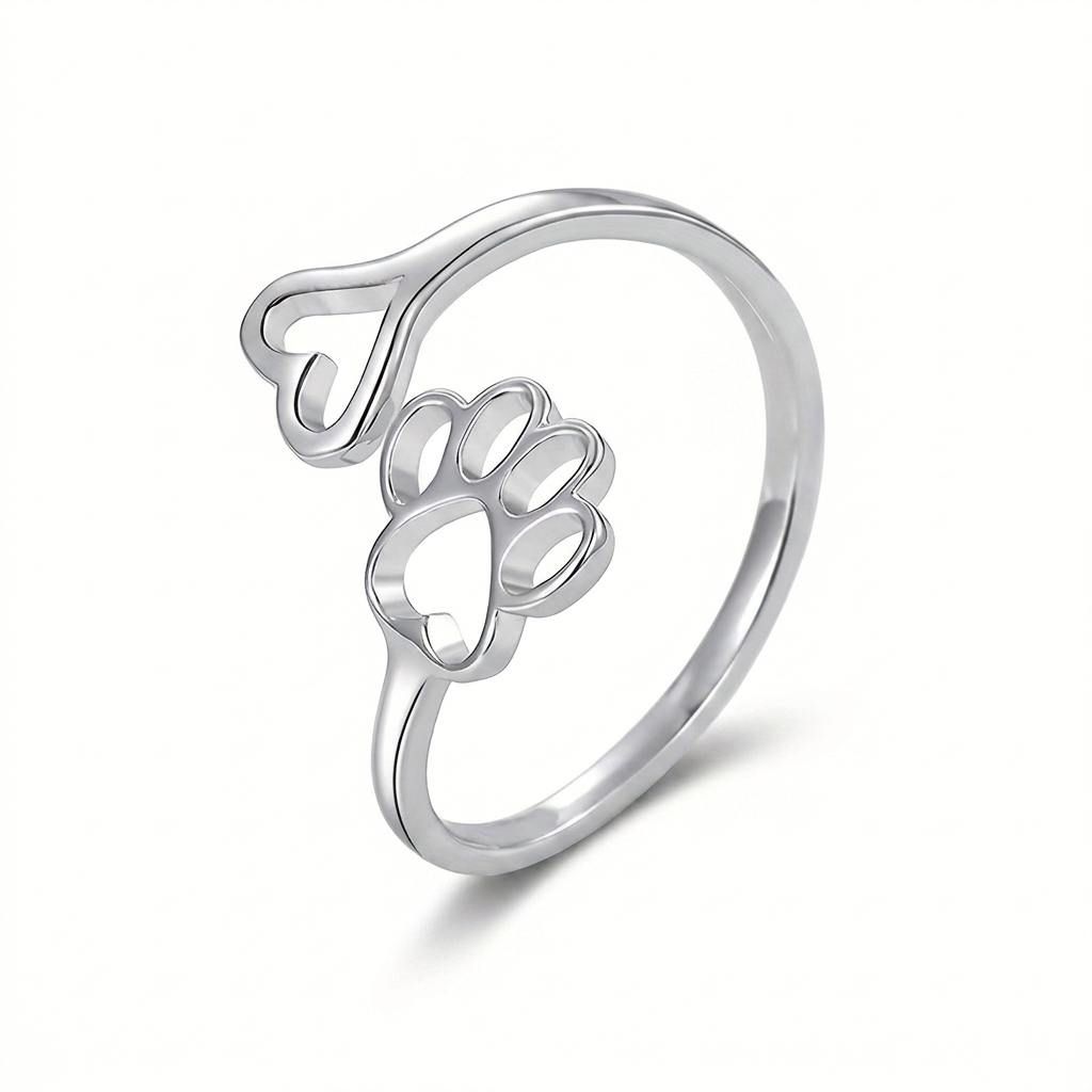Marina Roca Anillo Huella de Amor – Plata – photo 2