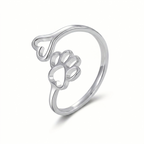 Marina Roca Anillo Huella de Amor – Plata – photo 2