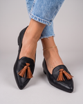 Anamartinezmadrid Samanta | Mocasines de Punta Fina con Borlas