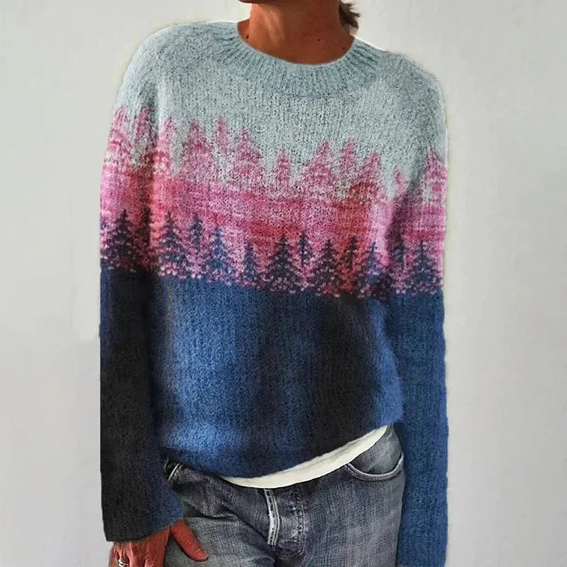 Anamartinezmadrid Araceli | Jersey de Punto Retro Cálido y Suave