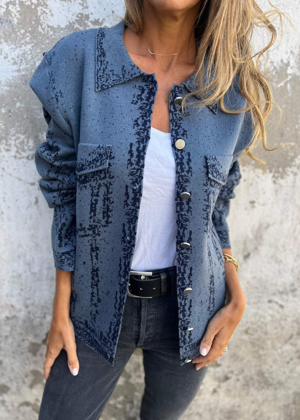 Marina Roca VENTRA | Chaqueta de diseño – Azul – photo 4