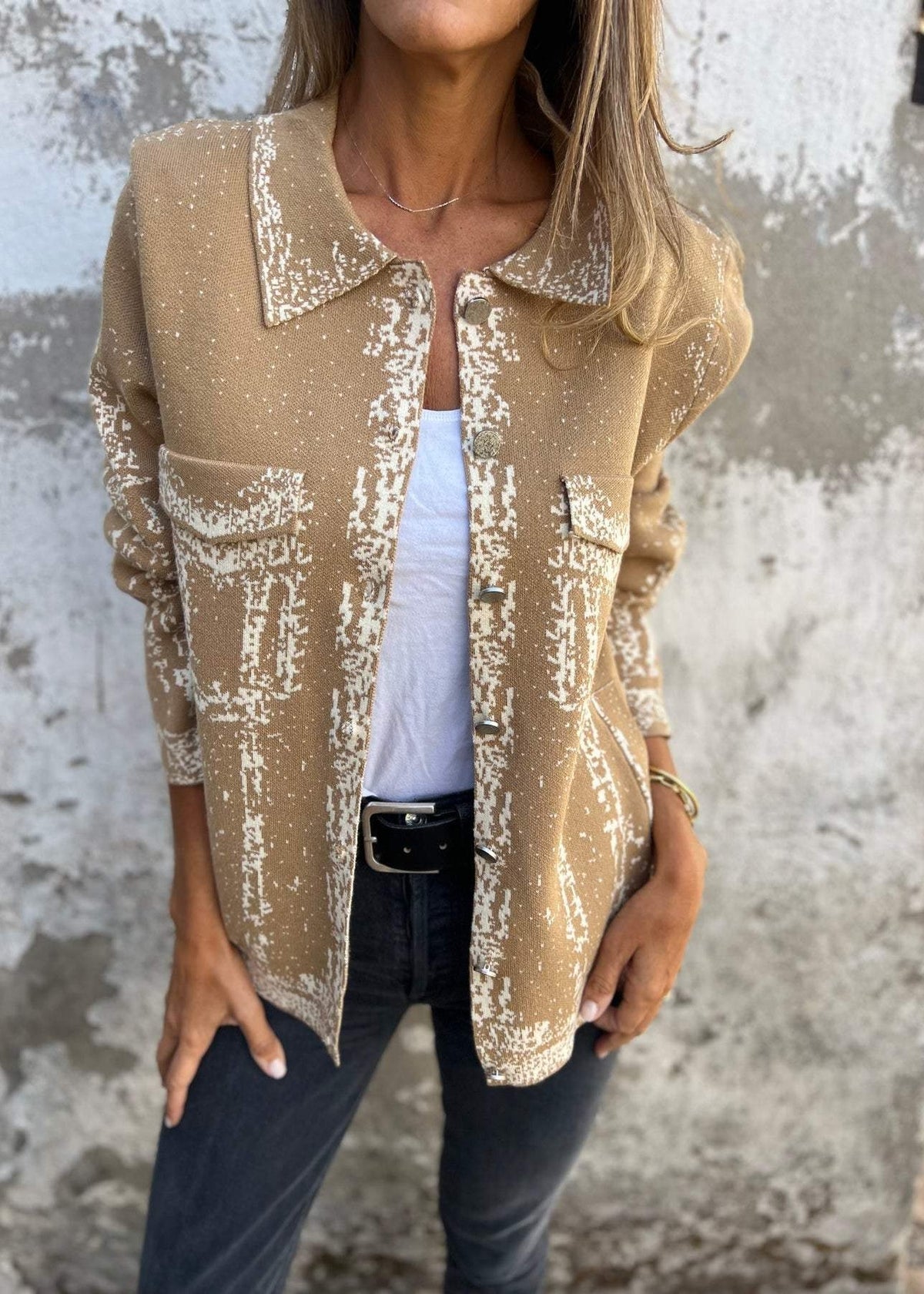 Marina Roca VENTRA | Chaqueta de diseño – Khaki – photo 5