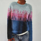 Anamartinezmadrid Rosana | Jersey de Punto Retro de Corte Holgado – Azul – photo 2