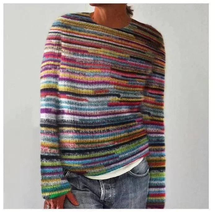 Anamartinezmadrid Gisela | Jersey de Punto Jacquard Estilo Vintage