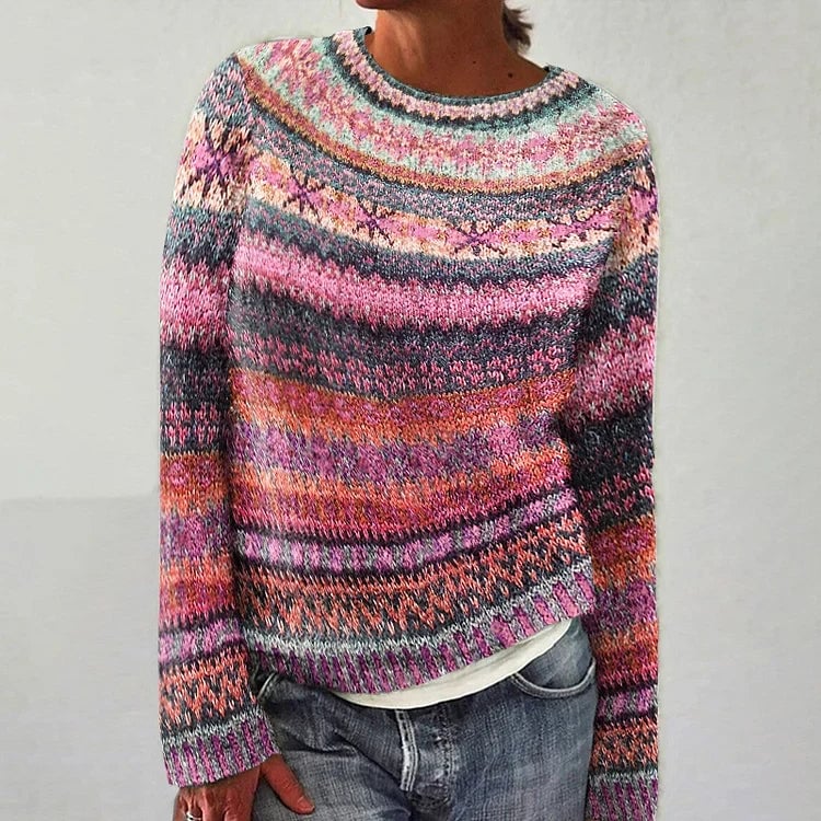 Anamartinezmadrid Mar | Jersey de Punto Retro Holgado Sin Picor