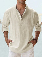 Marina Roca Leo - camisa transpirable – Beige – photo 8