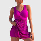 Marina Roca Isabella - Traje de baño de dos piezas con falda – Rosa Rojo – photo 6