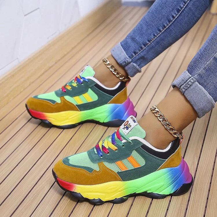Avrelon Modern Essentials Aurora - Zapatillas Multicolor Máximo Confort de Punta Ancha – photo 3