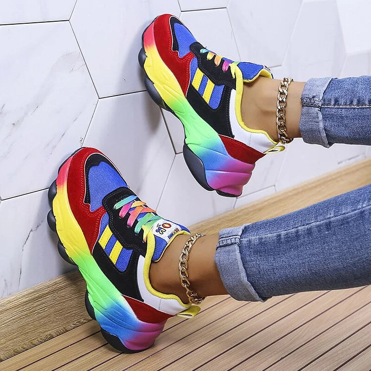Avrelon Modern Essentials Aurora - Zapatillas Multicolor Máximo Confort de Punta Ancha – photo 4