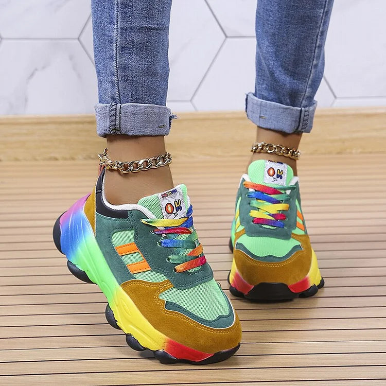 Avrelon Modern Essentials Aurora - Zapatillas Multicolor Máximo Confort de Punta Ancha – photo 7