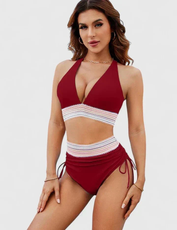 Marina Roca Jayzelliah | Conjunto de Bikini Elegante – Rojo – photo 3