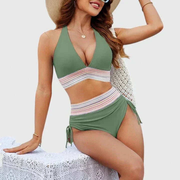 Marina Roca Jayzelliah | Conjunto de Bikini Elegante – Verde