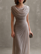 Anamartinezmadrid Jimena | Vestido Largo Drapeado de Ceremonia – photo 7