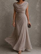 Anamartinezmadrid Jimena | Vestido Largo Drapeado de Ceremonia – photo 8
