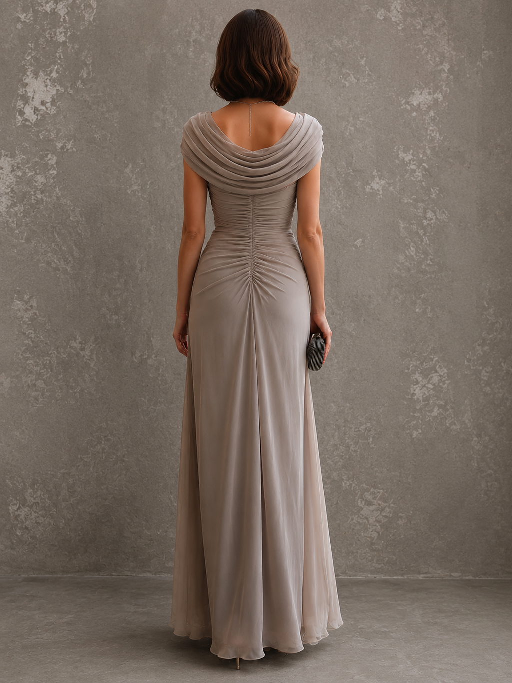 Anamartinezmadrid Jimena | Vestido Largo Drapeado de Ceremonia – photo 9