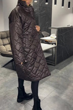 Marina Roca VALENTINA | Abrigo acolchado reversible de leopardo – photo 12