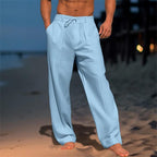 Marina Roca MASSIMO | Pantalón de ancho – Azul – photo 5