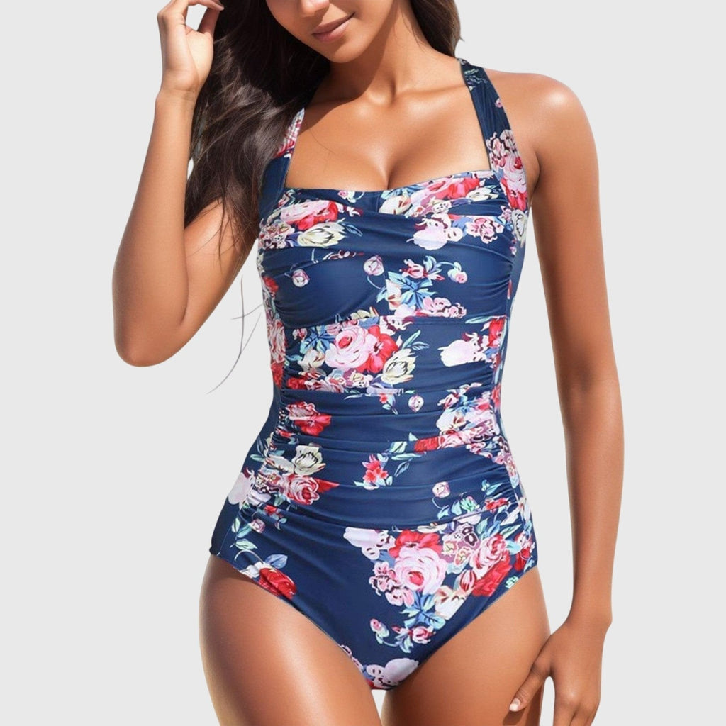 Marina Roca Lina - Traje de Baño de Una Pieza – Azul-Rosa – photo 2
