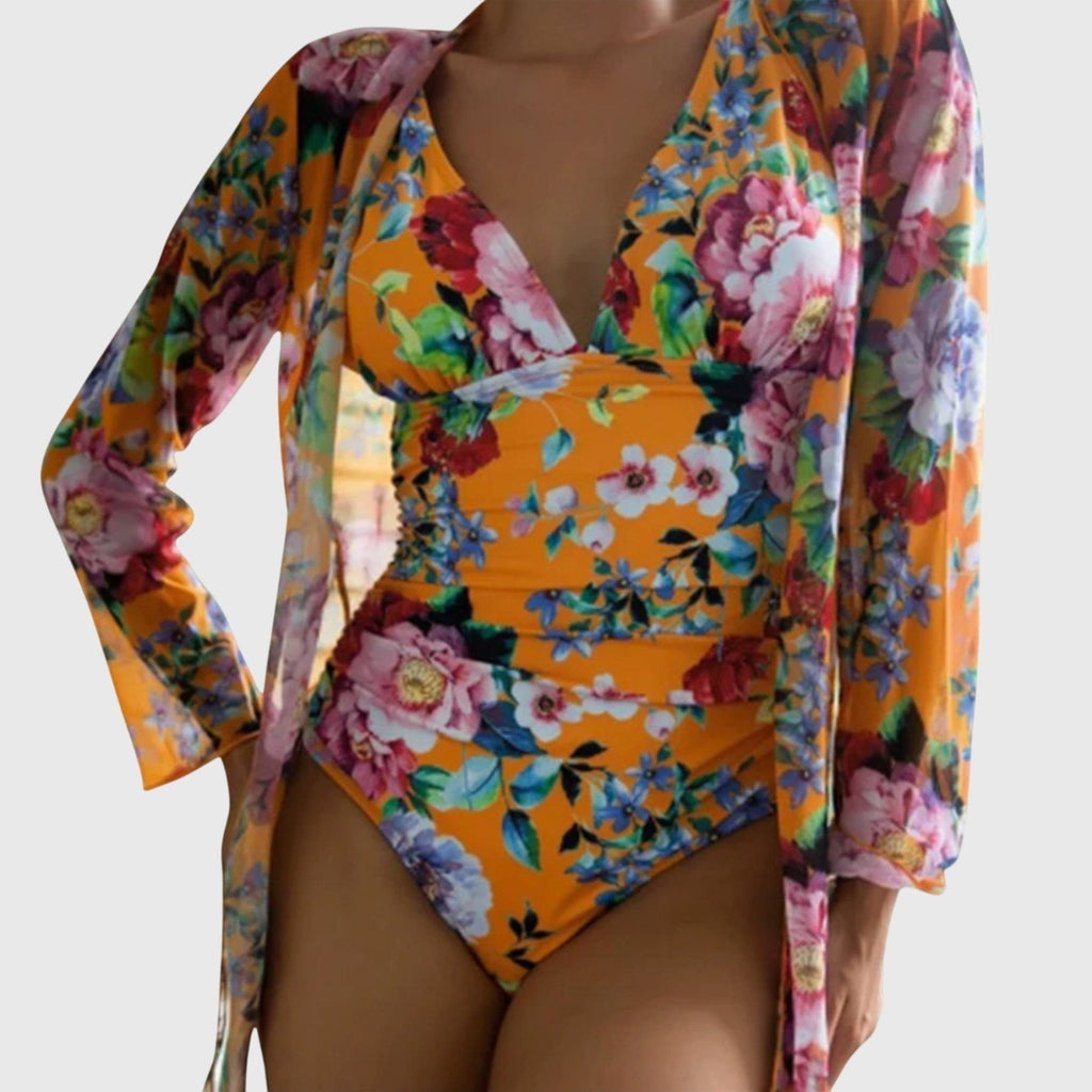 Marina Roca Linnea - Conjunto de Traje de Baño de Verano – Naranja – photo 3