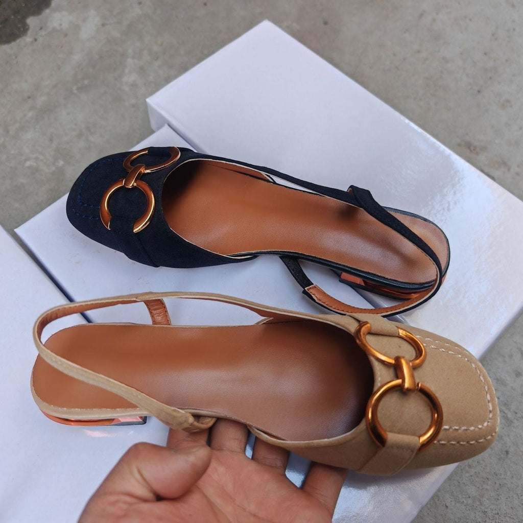 Anamartinezmadrid Macarena | Sandalias Planas Slingback Mujer Hebilla – photo 11