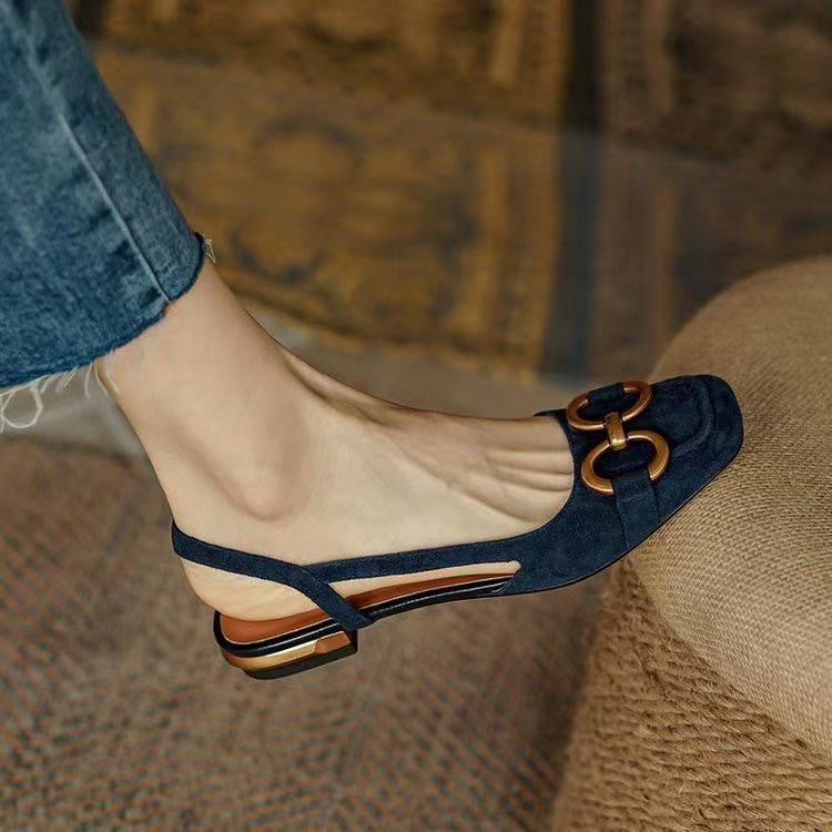 Anamartinezmadrid Macarena | Sandalias Planas Slingback Mujer Hebilla – photo 4