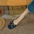 Anamartinezmadrid Macarena | Sandalias Planas Slingback Mujer Hebilla – photo 5