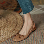 Anamartinezmadrid Macarena | Sandalias Planas Slingback Mujer Hebilla – photo 7