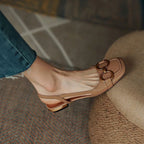 Anamartinezmadrid Macarena | Sandalias Planas Slingback Mujer Hebilla – photo 8