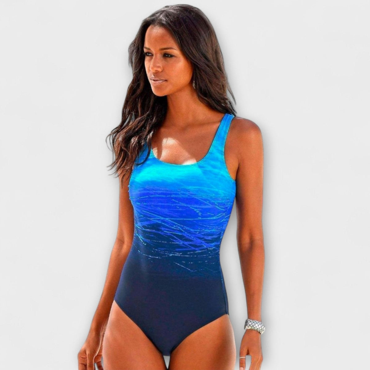 Marina Roca Bañador deportivo de una pieza – Azul