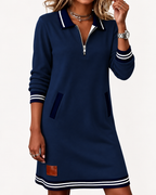 Martina vestido polo azul marino