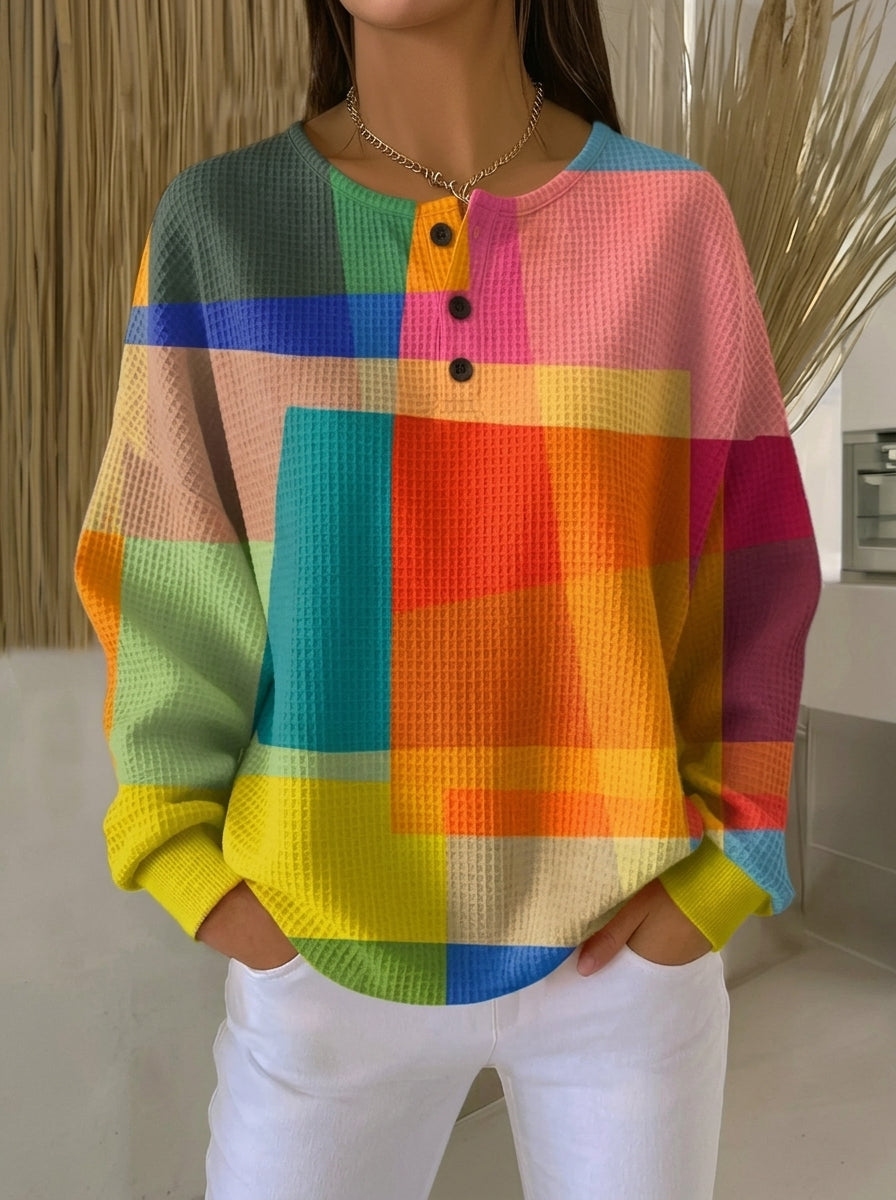 Casa Provincial Consuelo - Jersey Gofrado de Doble Capa – Multicolor – photo 2