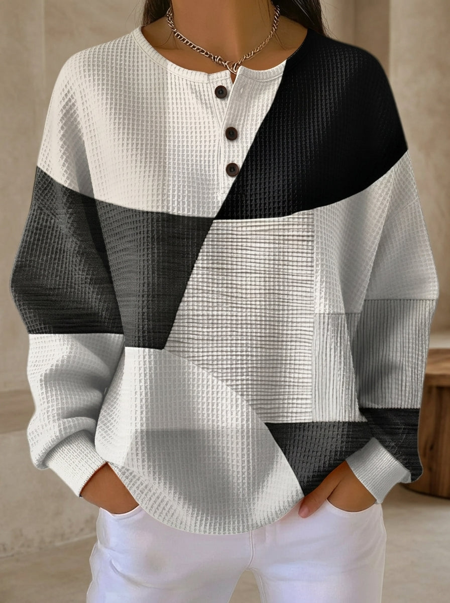 Casa Provincial Consuelo - Jersey Gofrado de Doble Capa – Gris