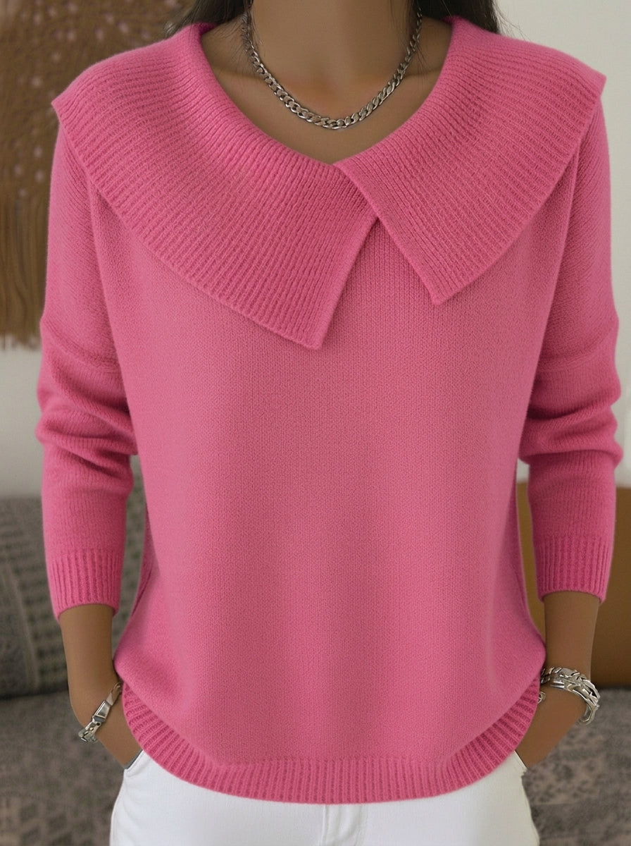 Casa Provincial Soledad - Jersey Cálido con Cuello Vuelto – Rosa – photo 3