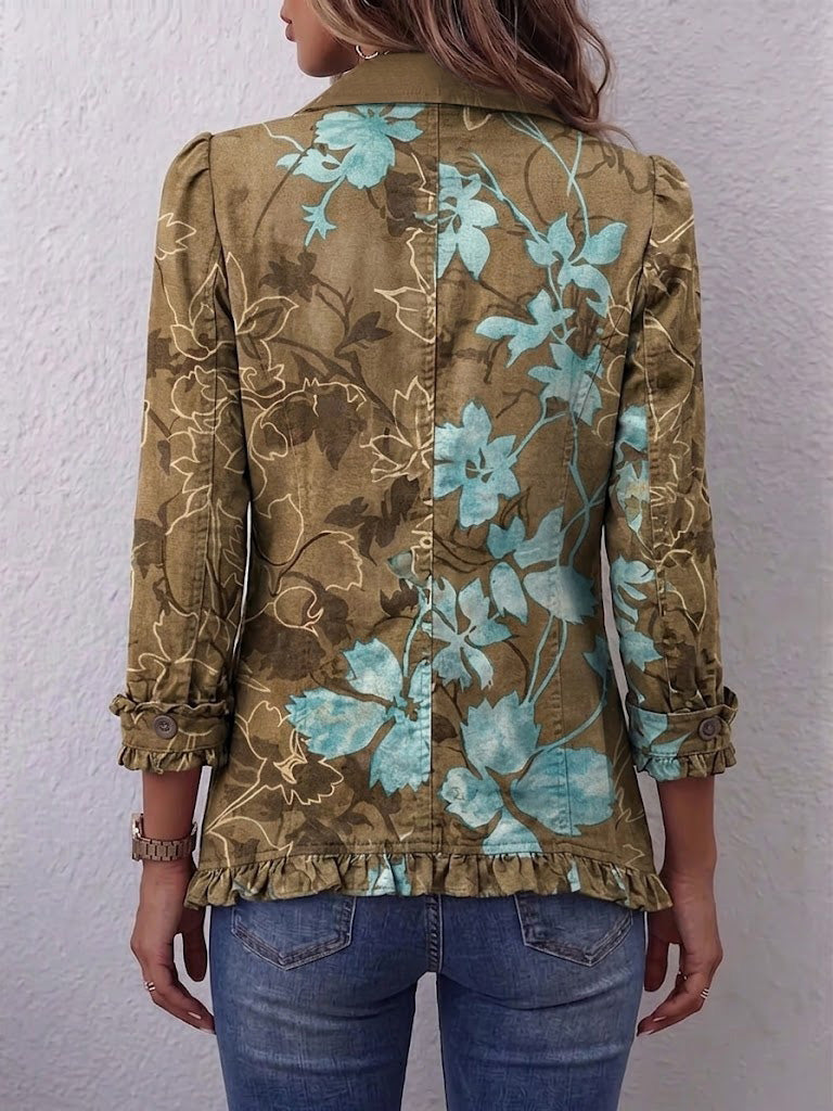 Casa Provincial Salud - Chaqueta Floral Degradado con Volantes – photo 2