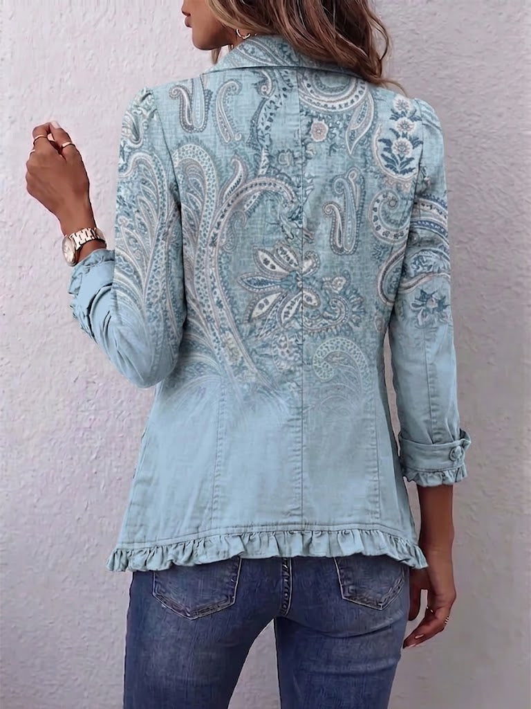 Casa Provincial Remedios - Chaqueta Cachemira Vintage con Volantes – photo 2