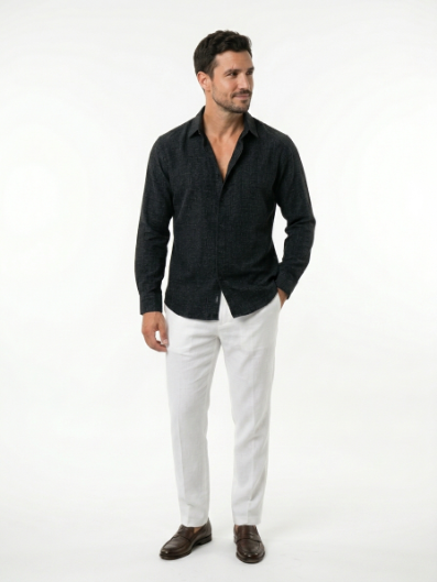 Marina Roca Camisa casual Giovanni Negro