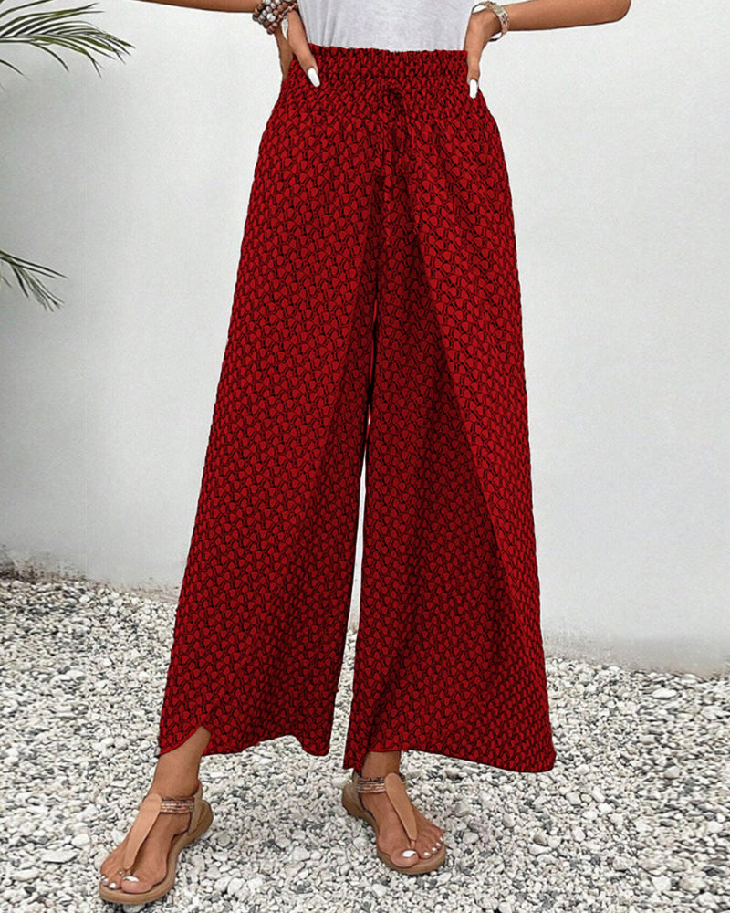 Marina Roca Fiorella | Pantalones Impresos con Volantes – photo 6